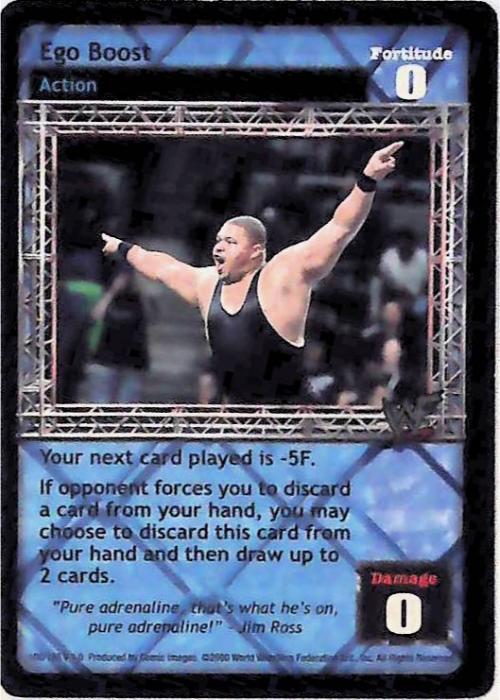 Raw Deal CCG | Ego Boost - Premier | The Nerd Merchant