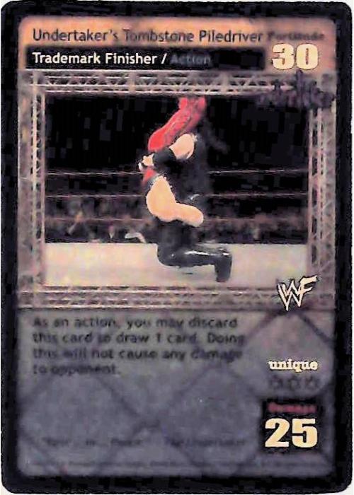 Raw Deal CCG | Undertaker’s Tombstone Piledriver - Premier | The Nerd Merchant