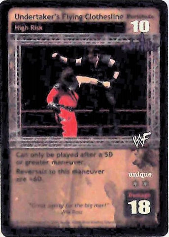 Raw Deal CCG | Undertaker’s Flying Clothesline (Foil) - Premier | The Nerd Merchant