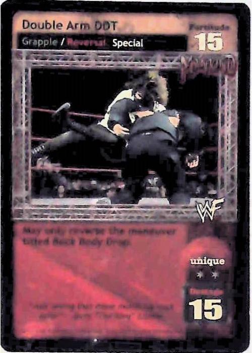 Raw Deal CCG | Double Arm DDT (Foil) - Premier | The Nerd Merchant