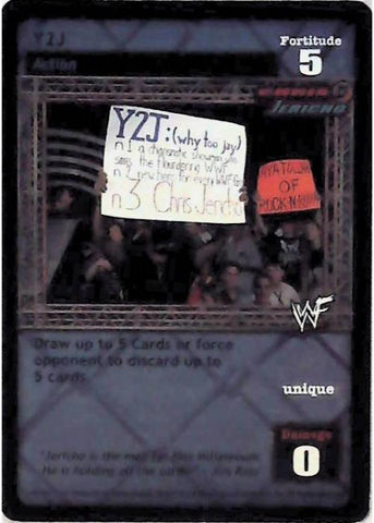 Raw Deal CCG | Y2J (Foil) - Premier | The Nerd Merchant