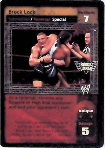 Raw Deal CCG | Brock Lock (Foil) - Ruthless Agression | The Nerd Merchant