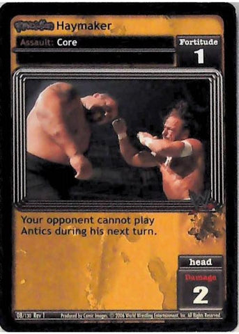 Raw Deal CCG | Revolution Haymaker - Revolution | The Nerd Merchant