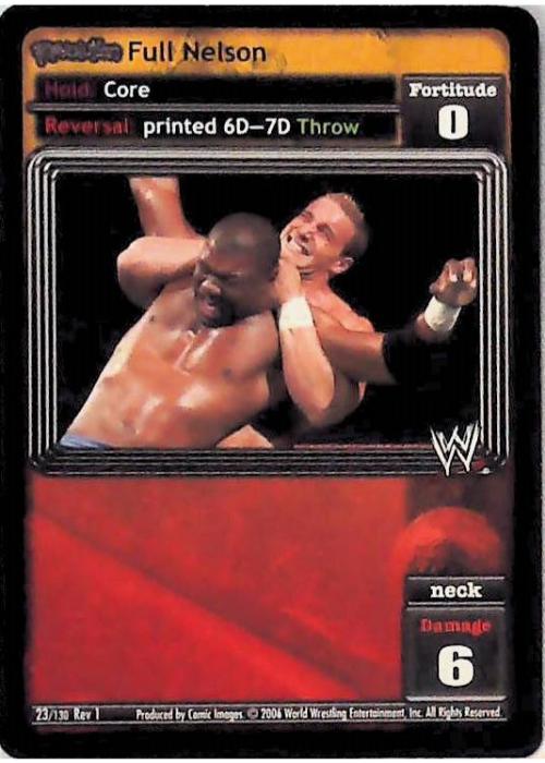 Raw Deal CCG | Revolution Full Nelson - Revolution | The Nerd Merchant
