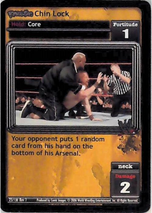 Raw Deal CCG | Revolution Chin Lock - Revolution | The Nerd Merchant