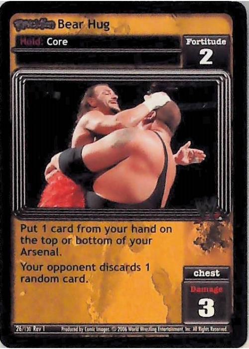Raw Deal CCG | Revolution Bear Hug - Revolution | The Nerd Merchant