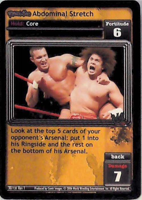 Raw Deal CCG | Revolution Abdominal Stretch - Revolution | The Nerd Merchant