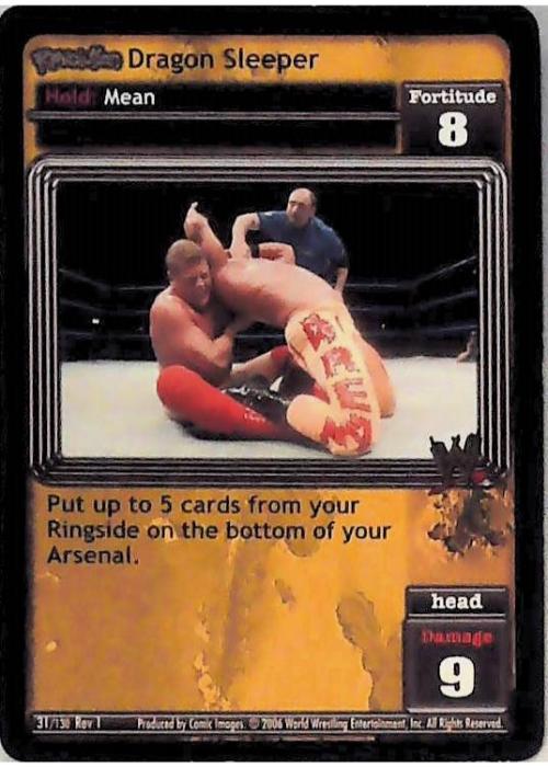 Raw Deal CCG | Revolution Dragon Sleeper - Revolution | The Nerd Merchant