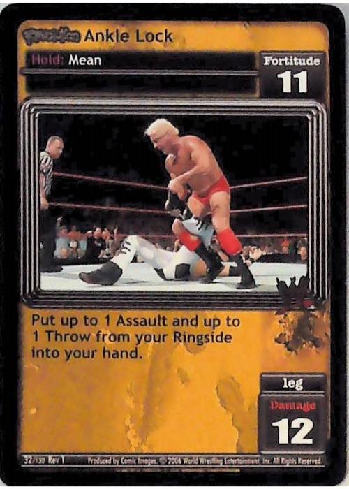 Raw Deal CCG | Revolution Ankle Lock - Revolution | The Nerd Merchant