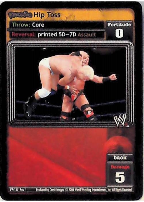 Raw Deal CCG | Revolution Hip Toss - Revolution | The Nerd Merchant