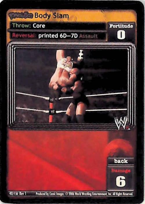 Raw Deal CCG | Revolution Body Slam - Revolution | The Nerd Merchant