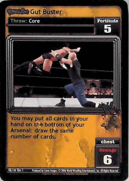 Raw Deal CCG | Revolution Gut Buster - Revolution | The Nerd Merchant
