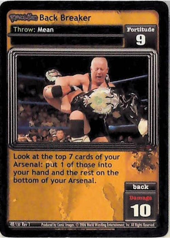 Raw Deal CCG | Revolution Back Breaker - Revolution | The Nerd Merchant