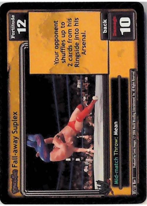 Raw Deal CCG | Revolution Fall-away Suplex - Revolution | The Nerd Merchant