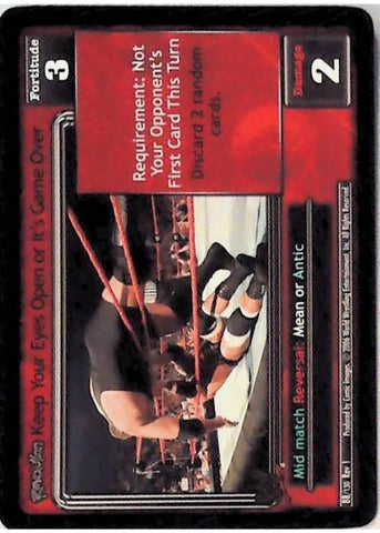 Raw Deal CCG | Revolution Keep Your Eyes Open or It’s Game Over - Revolution | The Nerd Merchant