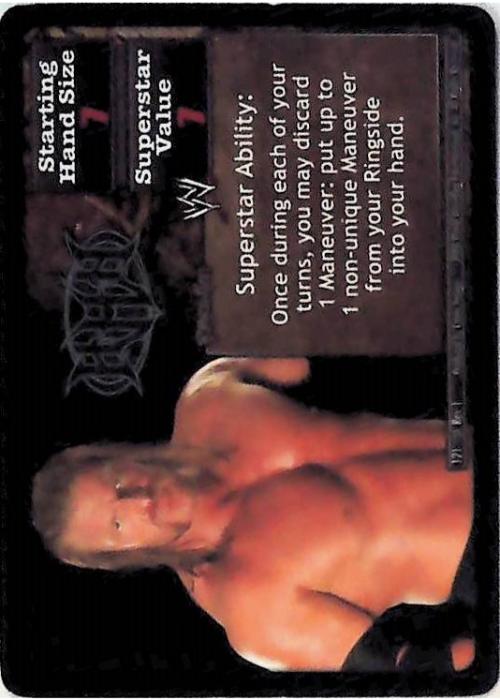 Raw Deal CCG | Revolution Triple H Superstar Card (Foil) - Revolution | The Nerd Merchant