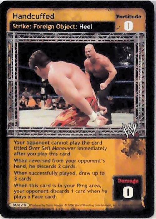 Raw Deal CCG | Handcuffed - Royal Rumble | The Nerd Merchant