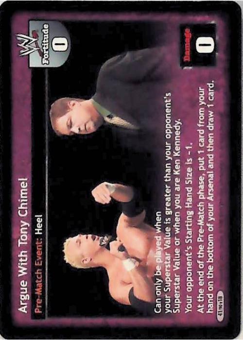 Raw Deal CCG | Argue With Tony Chimel - Royal Rumble | The Nerd Merchant