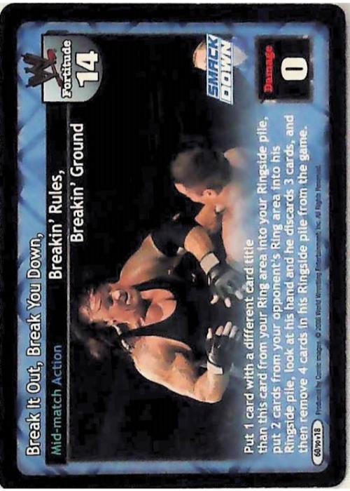 Raw Deal CCG | Break It Out, Break You Down, Breakin’ Rules, Breakin’ Ground - Royal Rumble | The Nerd Merchant