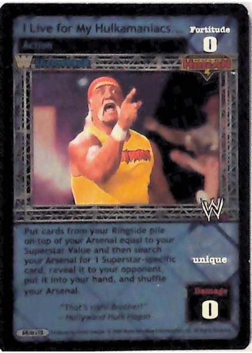 Raw Deal CCG | I Live for My Hulkamaniacs… - Royal Rumble | The Nerd Merchant