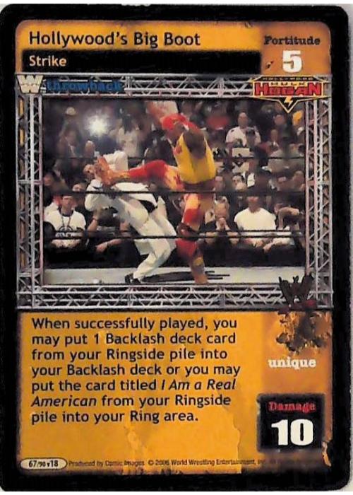 Raw Deal CCG | Hollywood’s Big Boot - Royal Rumble | The Nerd Merchant