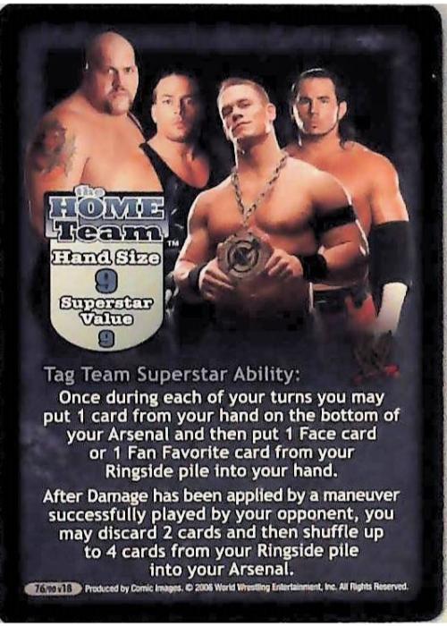 Raw Deal CCG | The Home Team Superstar Card - Royal Rumble | The Nerd Merchant