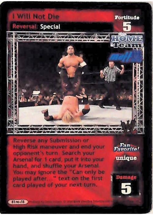 Raw Deal CCG | I Will Not Die - Royal Rumble | The Nerd Merchant