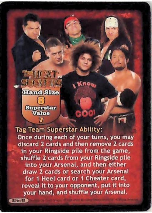 Raw Deal CCG | The Heat Seekers Superstar Card - Royal Rumble | The Nerd Merchant