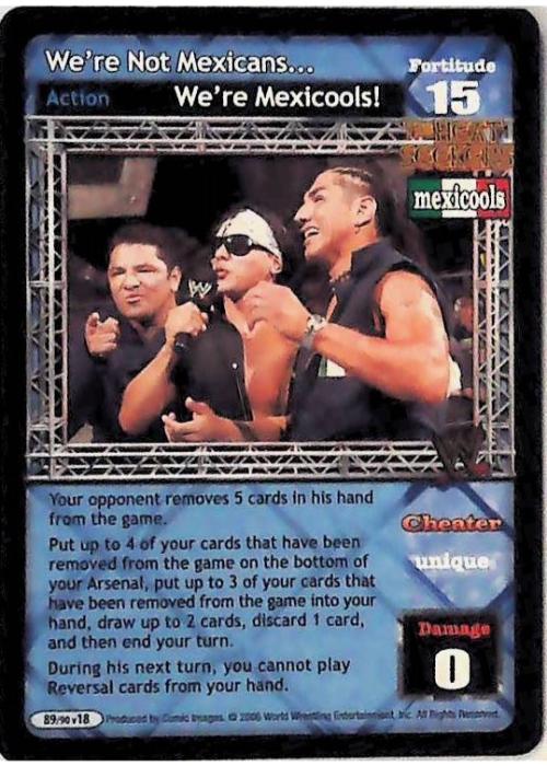 Raw Deal CCG | We’re Not Mexicans … We’re Mexicools! - Royal Rumble | The Nerd Merchant