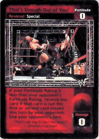 Raw Deal CCG | That’s Enough Out of You! - Summerslam | The Nerd Merchant