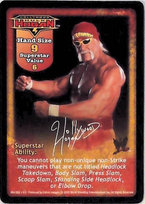 Raw Deal CCG | “Hollywood” Hulk Hogan Superstar Card (Foil) - Summerslam | The Nerd Merchant