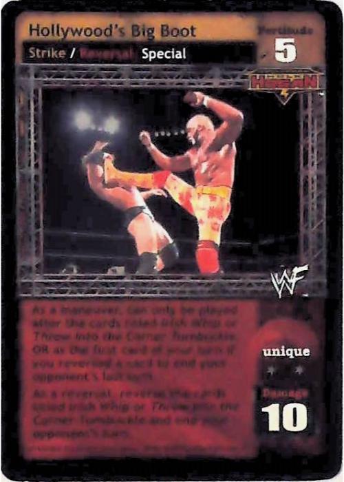 Raw Deal CCG | Hollywood’s Big Boot (Foil) - Summerslam | The Nerd Merchant