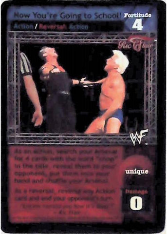 Raw Deal CCG | Now You’re Going to School! (Foil) - Summerslam | The Nerd Merchant