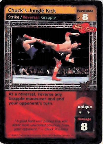 Raw Deal CCG | Chuck’s Jungle Kick - Summerslam | The Nerd Merchant