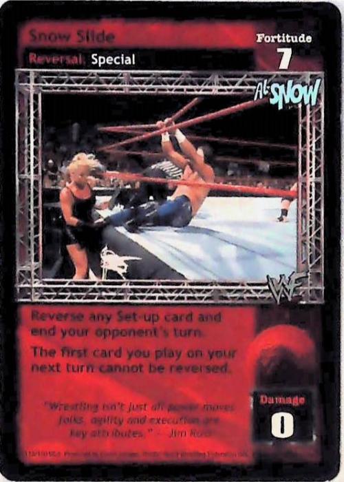 Raw Deal CCG | Snow Slide - Summerslam | The Nerd Merchant