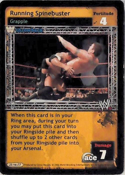 Raw Deal CCG | Running Spinebuster - Unforgiven | The Nerd Merchant