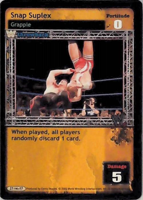 Raw Deal CCG | Snap Suplex - Unforgiven | The Nerd Merchant