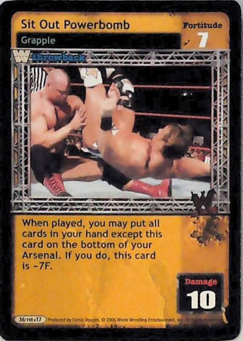 Raw Deal CCG | Sit Out Powerbomb - Unforgiven | The Nerd Merchant