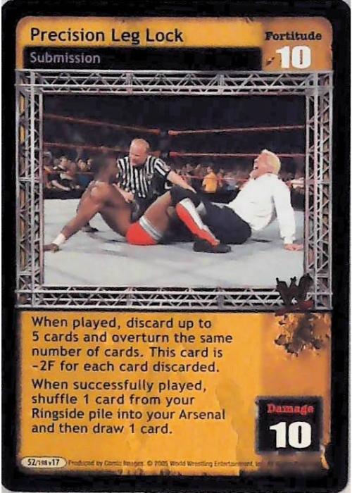 Raw Deal CCG | Precision Leg Lock - Unforgiven | The Nerd Merchant
