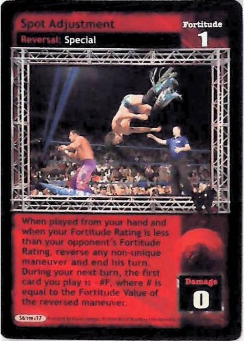 Raw Deal CCG | Spot Adjustment - Unforgiven | The Nerd Merchant
