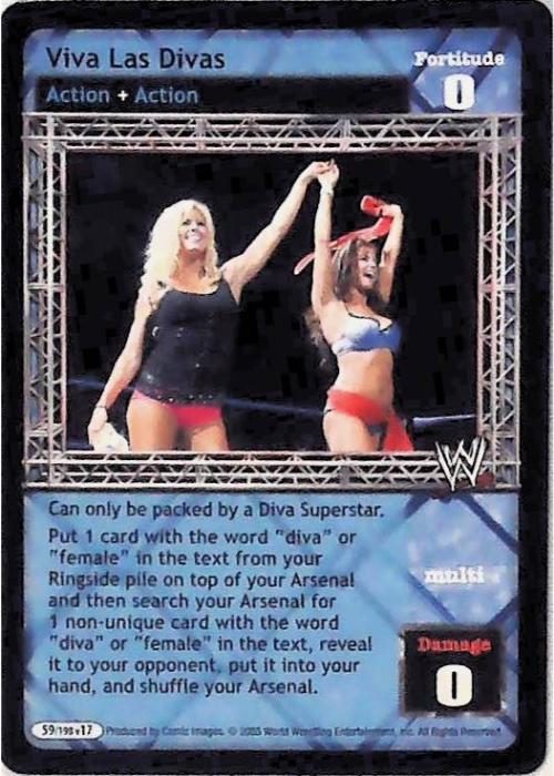 Raw Deal CCG | Viva Las Divas - Unforgiven | The Nerd Merchant