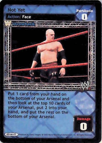 Raw Deal CCG | Not Yet - Unforgiven | The Nerd Merchant