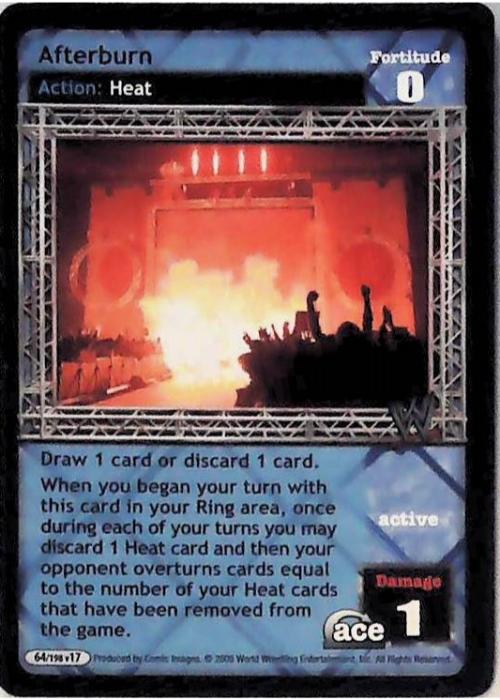 Raw Deal CCG | Afterburn - Unforgiven | The Nerd Merchant