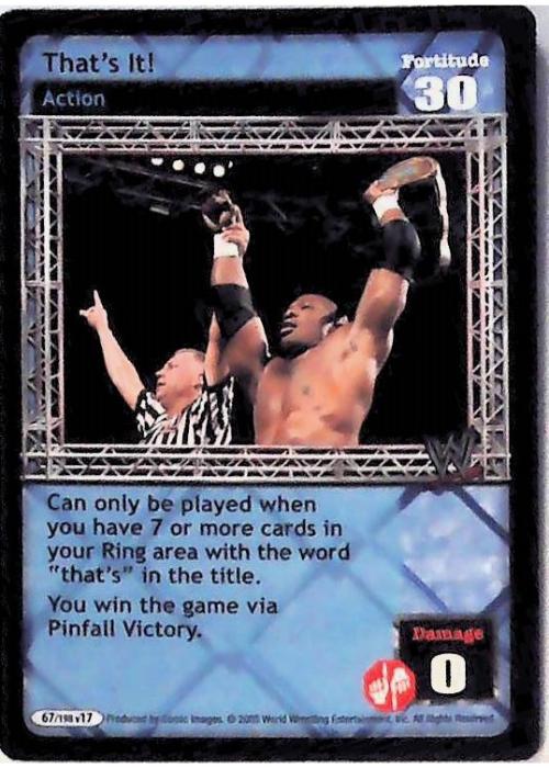 Raw Deal CCG | That’s It! - Unforgiven | The Nerd Merchant