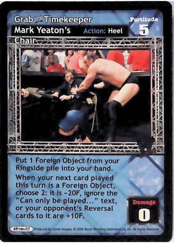 Raw Deal CCG | Grab WWE Timekeeper Mark Yeaton’s Chair - Unforgiven | The Nerd Merchant