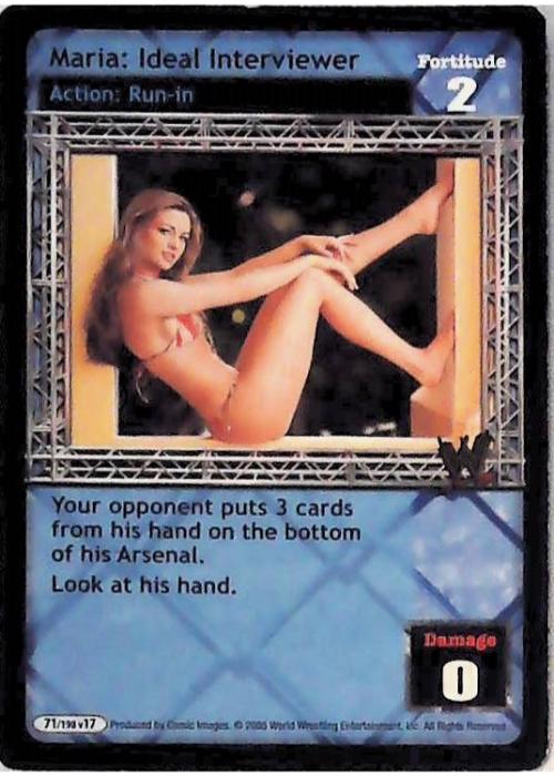 Raw Deal CCG | Maria: Ideal Interviewer - Unforgiven | The Nerd Merchant