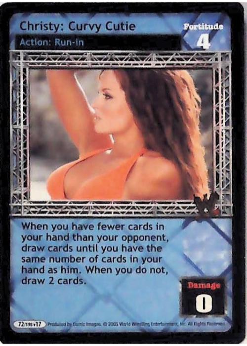 Raw Deal CCG | Christy: Curvy Cutie - Unforgiven | The Nerd Merchant