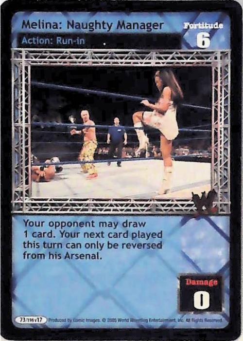 Raw Deal CCG | Melina: Naughty Manager - Unforgiven | The Nerd Merchant