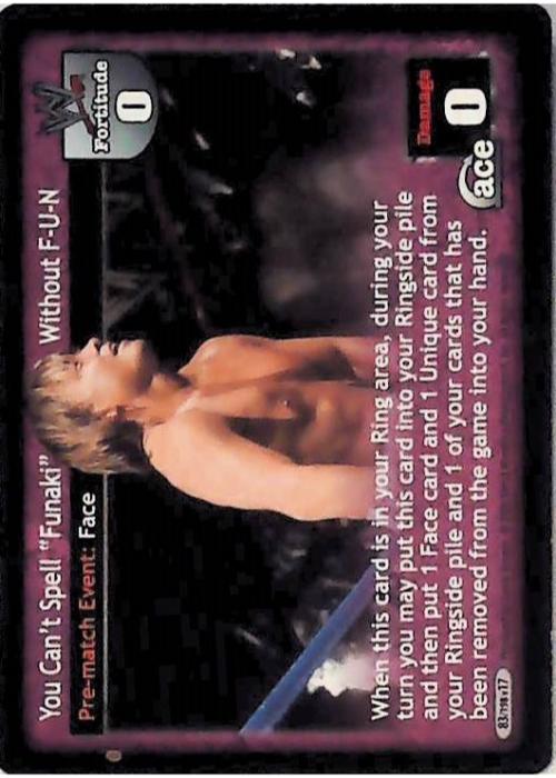 Raw Deal CCG | You Can’t Spell “Funaki” Without F-U-N - Unforgiven | The Nerd Merchant