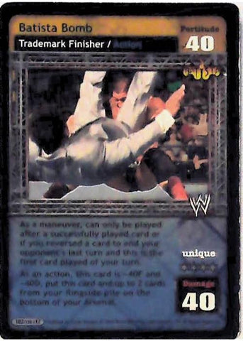 Raw Deal CCG | Batista Bomb - Unforgiven | The Nerd Merchant